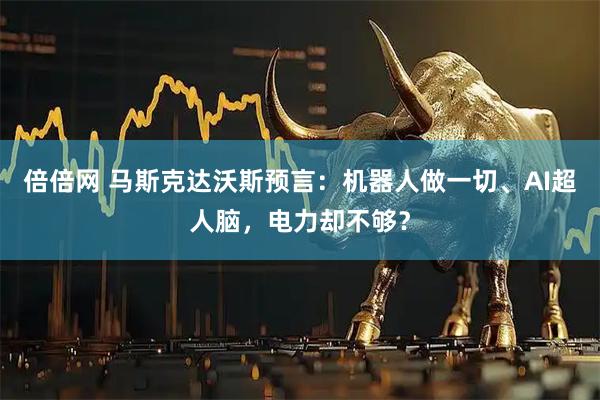 倍倍网 马斯克达沃斯预言：机器人做一切、AI超人脑，电力却不够？